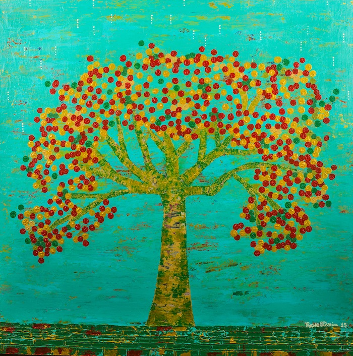 My Singapore - Rain Tree - Rosie Oliveira Art